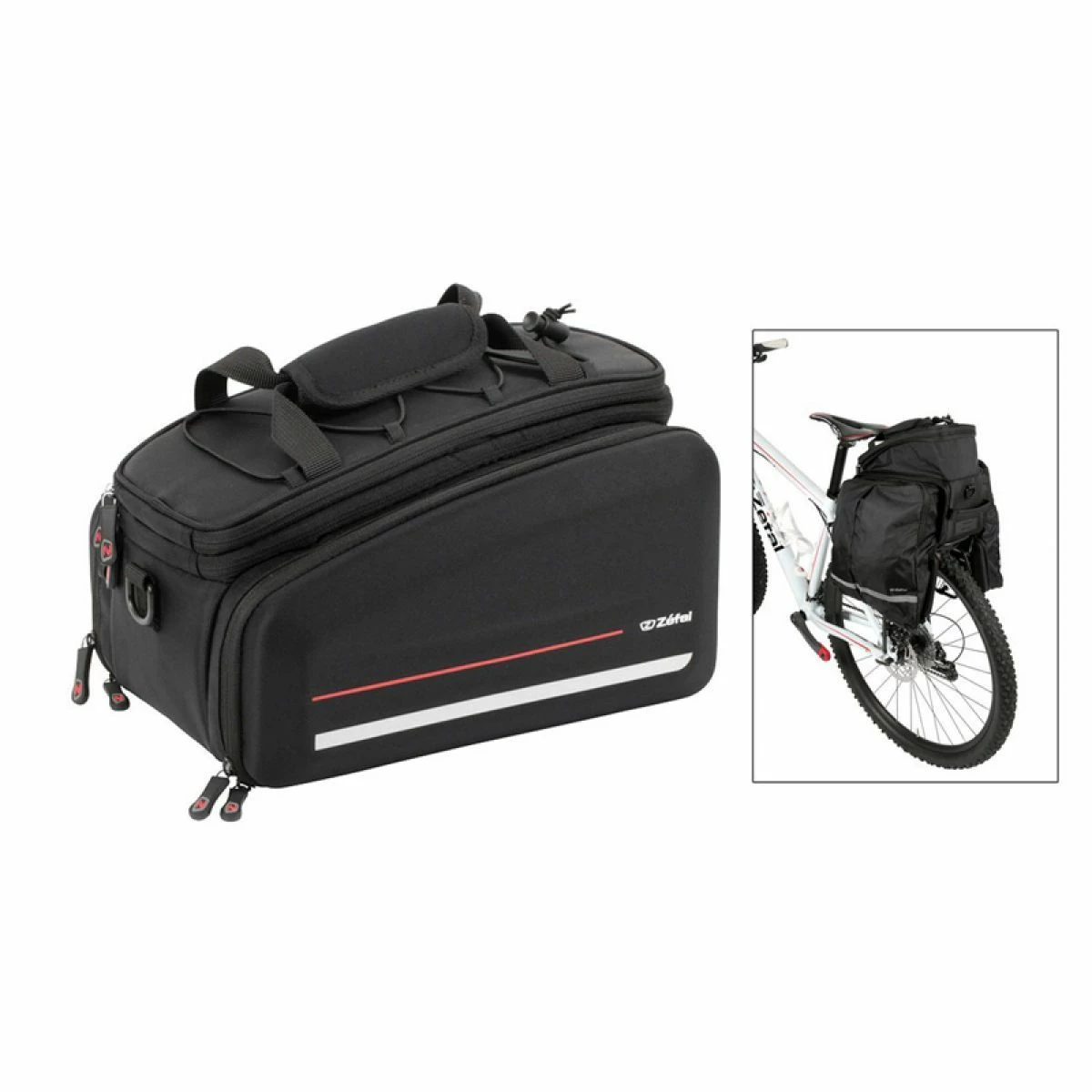 Zefal Z Travel 80 Sacoche Porte-bagages 3 Zefal Z Travel 80 Sacoche Porte-bagages