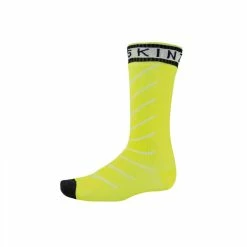 SealSkinz Chaussettes Longues Imperméables Hydrostop Jaune -Vélos électriques Soldes 6051 sealskinz sthin promid jaune 3 2x