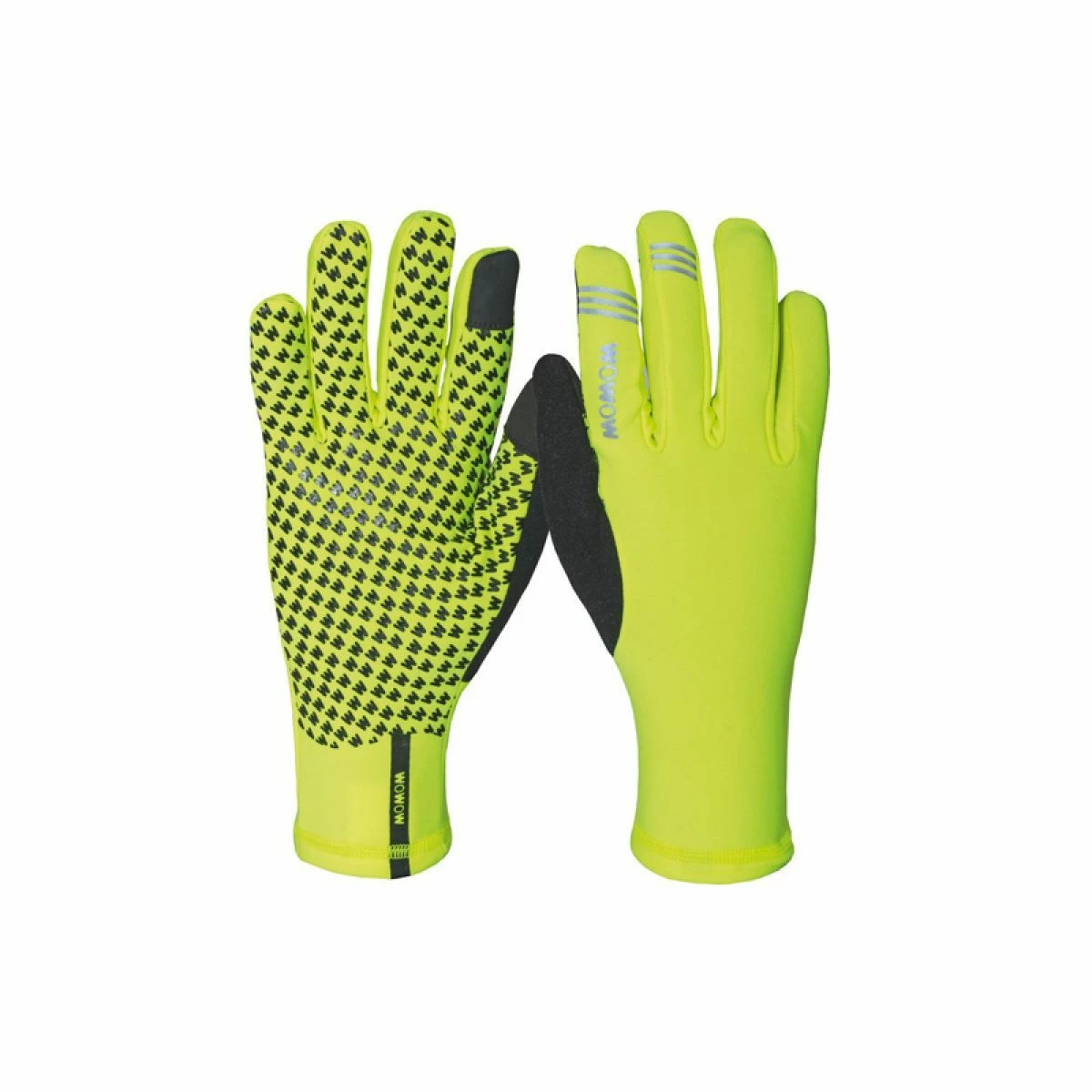 WOWOW Gants D'hiver Morning Breeze Jaune Fluo 3 WOWOW Gants D'hiver Morning Breeze Jaune Fluo