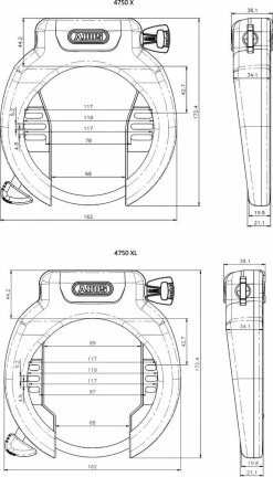 ABUS - Antivol De Cadre 4750 X / XL 8 ABUS - Antivol De Cadre 4750 X / XL -Vélos électriques Soldes abus antivol cadre 4750 x xl 3 3840x2160
