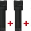 ABUS - Lot De 2 Antivols Pliables Bordo 6000 - 90 Cm
