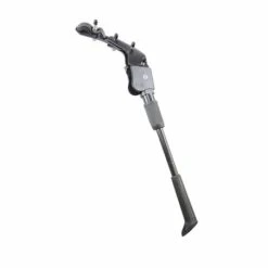 BEQUILLE VELO LATERALE REGLABLE 26 / 28" OPTIMIZ ALU NOIR (FIXATION SUR HAUBAN)