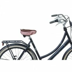 Couvre Selle BASIL Bohème Rouge Figue -Vélos électriques Soldes couvre selle basil boheme rouge figue 2