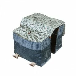 Double Sacoche Vélo BASIL Bohème 35L Bleu Indigo -Vélos électriques Soldes double sacoche velo basil boheme 35l bleu indigo 3