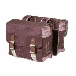 Double Sacoche Vélo BASIL Bohème 35L Rouge Figue