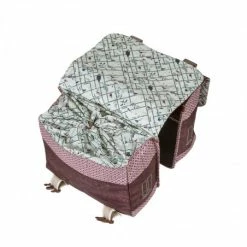 Double Sacoche Vélo BASIL Bohème 35L Rouge Figue 12 Double Sacoche Vélo BASIL Bohème 35L Rouge Figue -Vélos électriques Soldes double sacoche velo basil boheme 35l rouge figue 3