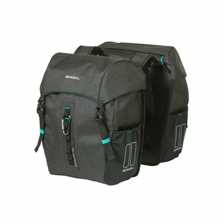 Double Sacoche Vélo Basil Discovery 365D 18L M Noir Mêlée 3 Double Sacoche Vélo Basil Discovery 365D 18L M Noir Mêlée