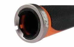 KTM - Poignées Lock-on Freeride Orange/noir -Vélos électriques Soldes ktm poignees lock on freeride orange noir bague aluminium 3840x2160