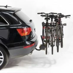 Porte Vélo Voiture Inclinable MOTTEZ Fixation Attelage Hercules 4 Vélos -Vélos électriques Soldes porte velo voiture inclinable mottez fixation attelage hercules 4 velos 1