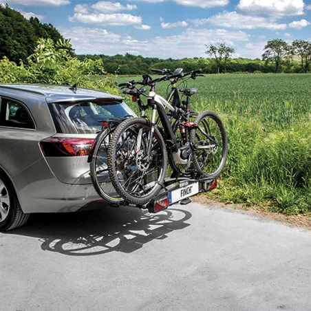 Porte Vélo Voiture Pliable EUFAB Fixation Attelage (2 Vélos) 5 Porte Vélo Voiture Pliable EUFAB Fixation Attelage (2 Vélos) – Image 3