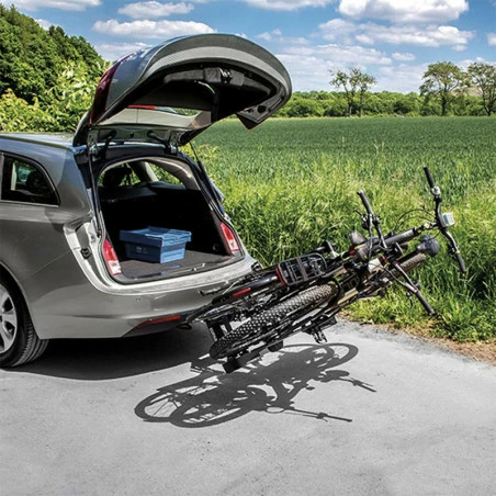 Porte Vélo Voiture Pliable EUFAB Fixation Attelage (2 Vélos) 6 Porte Vélo Voiture Pliable EUFAB Fixation Attelage (2 Vélos) – Image 4