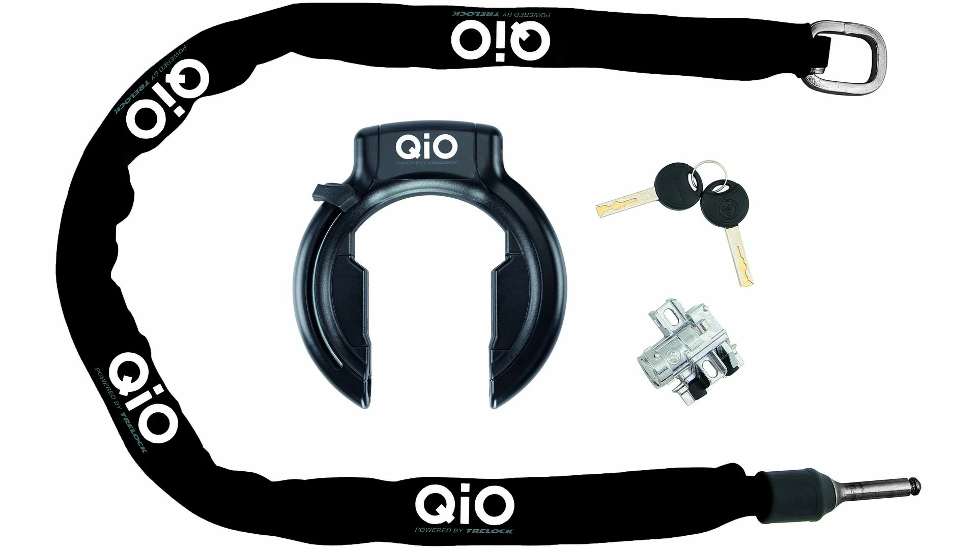 Qio Bikes Qio - Set Antivol Trelock RS 480 3 Qio Bikes Qio - Set Antivol Trelock RS 480