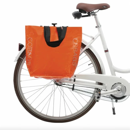 Sacoche Cabas Vélo COBAGS Bikezac 2.0 Orange 4 Sacoche Cabas Vélo COBAGS Bikezac 2.0 Orange – Image 2