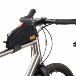 Sacoche Tube De Cadre Tissu Noir Attache Velcro Restrap -Vélos électriques Soldes sacoche tube de cadre tissu noir attache velcro restrap 7