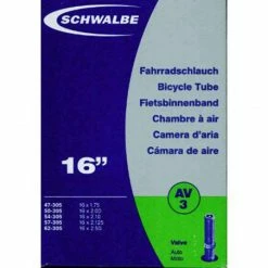 Schwalbe - Chambre à Air Vélo 16 X 1.75/2.50 - AV3 Valve Schrader