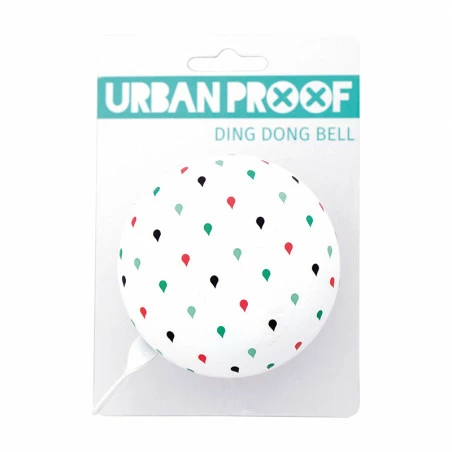 Sonnette Vélo URBAN PROOF Ding Dong 8cm Gouttes 3 Sonnette Vélo URBAN PROOF Ding Dong 8cm Gouttes