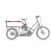 Structure + Dossier Passager Arrière BIKE43 -Vélos électriques Soldes structure coussin et dossier passager arriere bike43