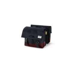 Paire Sacoches Vélo 40L Tissu Recyclé URBAN PROOF Noir Bordeaux