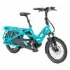 Vélo Cargo électrique Longtail TERN GSD S10 Bleu LR -Vélos électriques Soldes velo cargo electrique longtail tern gsd s10 bleu