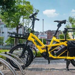 Vélo Cargo électrique Longtail TERN GSD S10 Jaune LR -Vélos électriques Soldes velo cargo electrique longtail tern gsd s10 jaune 2