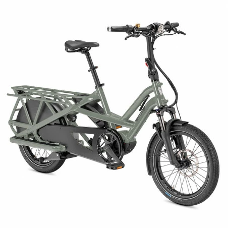 Vélo Cargo électrique Longtail TERN GSD S10 Vert Sage LR 3 Vélo Cargo électrique Longtail TERN GSD S10 Vert Sage LR